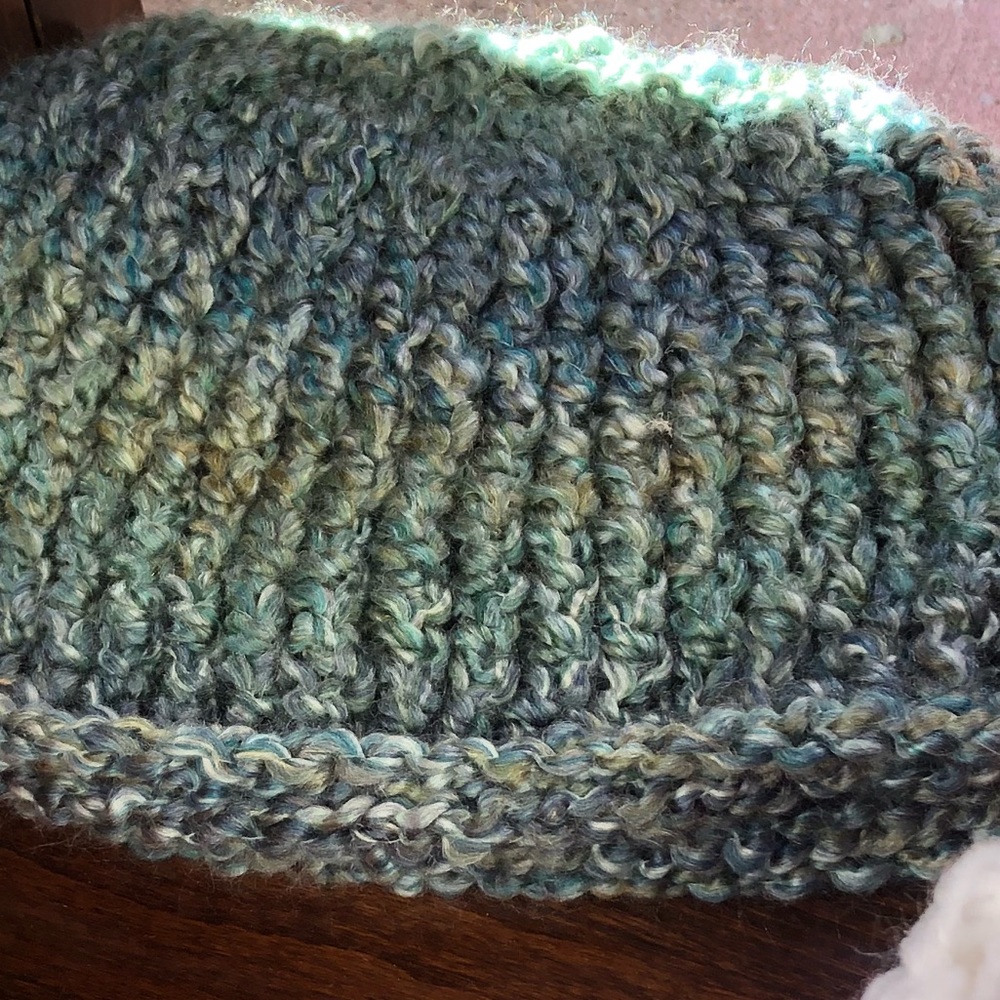 Hand knitted hat